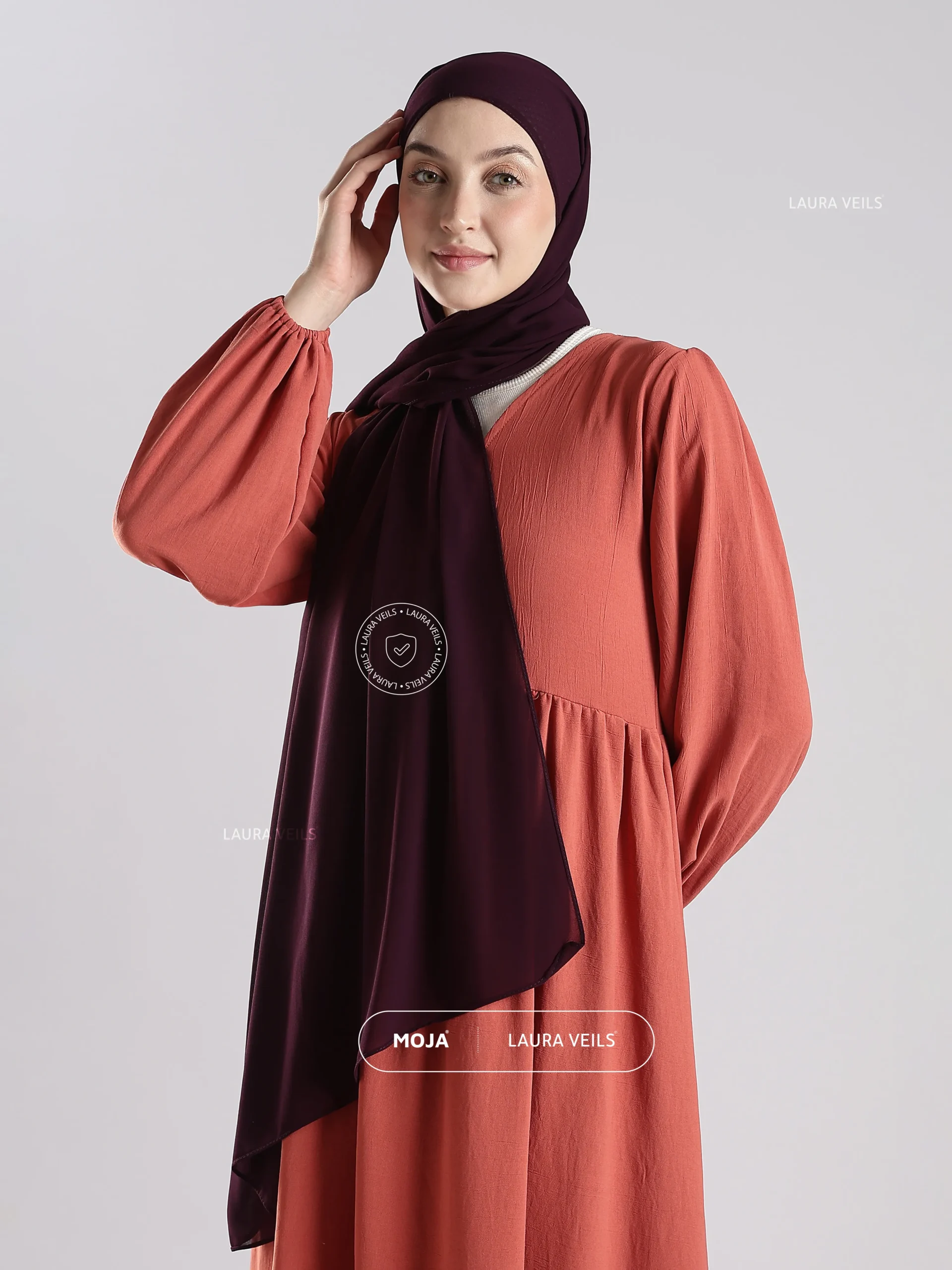 Grape Moja Georgette Hijab