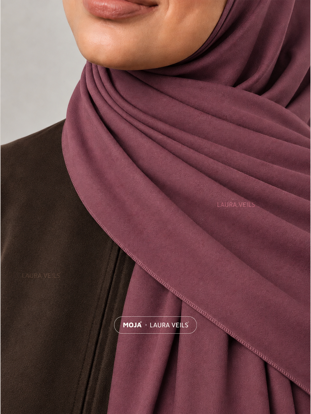 Raspberry Moja Modal Cotton Hijab