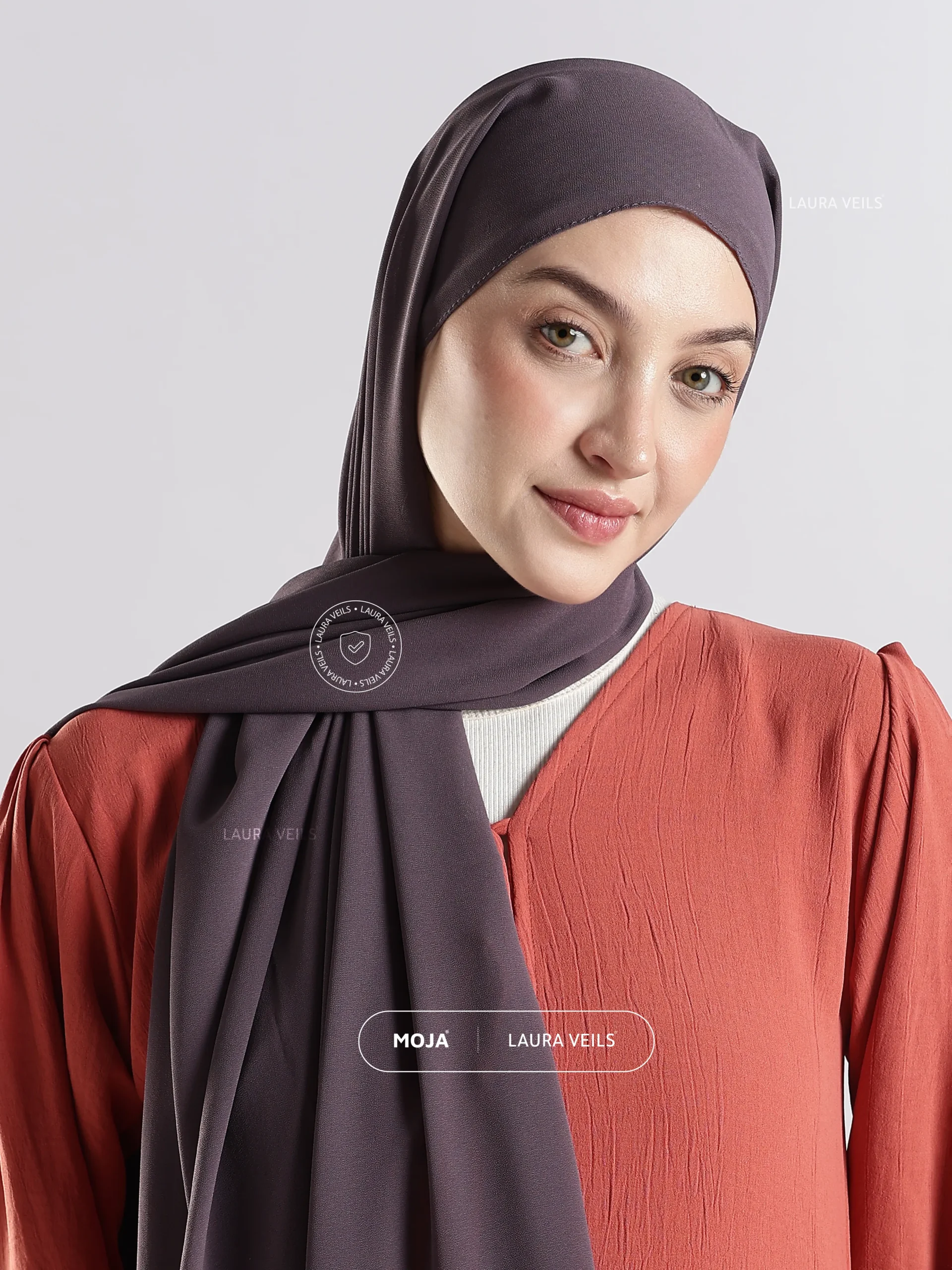 Dusty mauve Moja Georgette Hijab