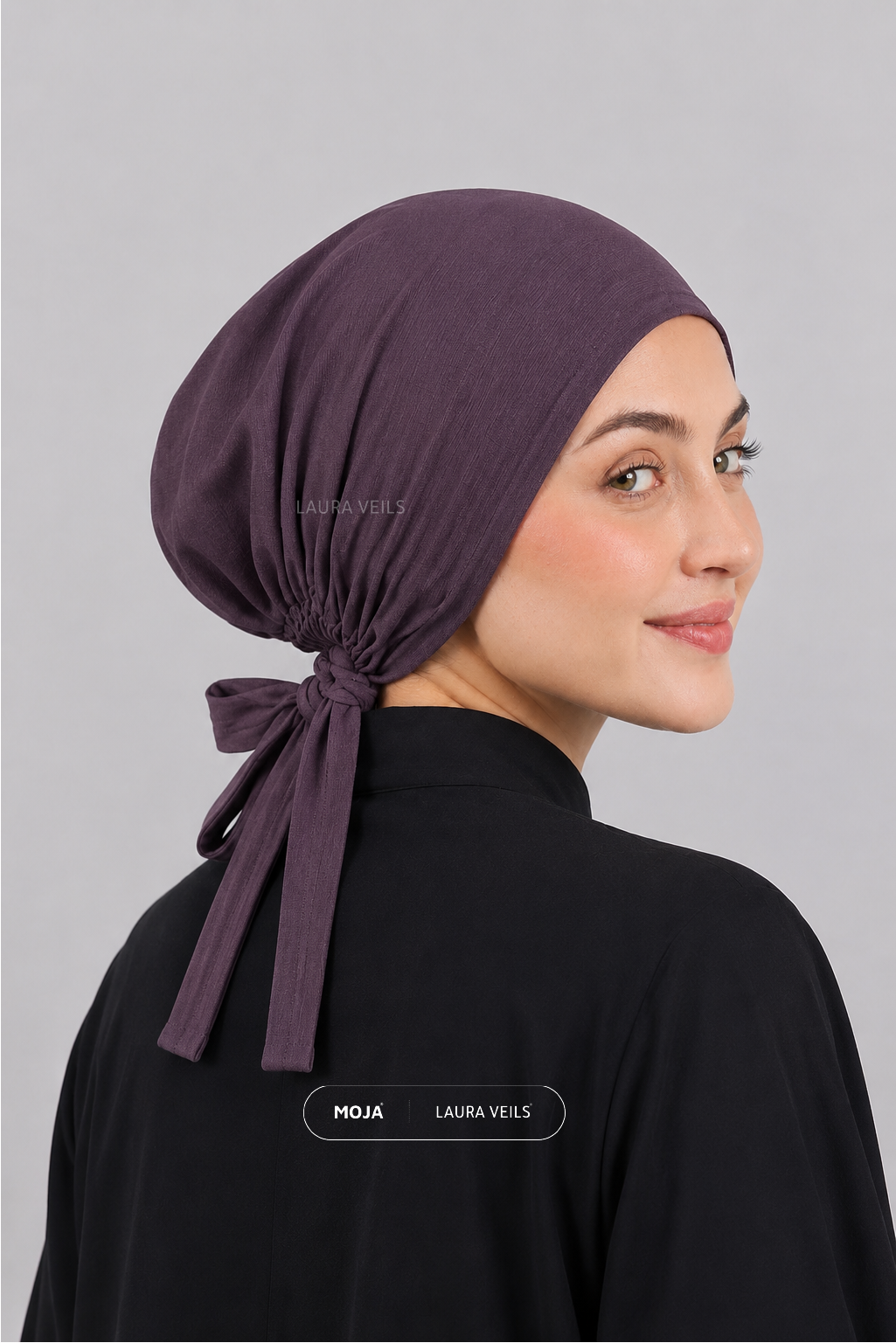 Lavender – Moja Tie Cap – Breathable Thin Jersey Underscarf