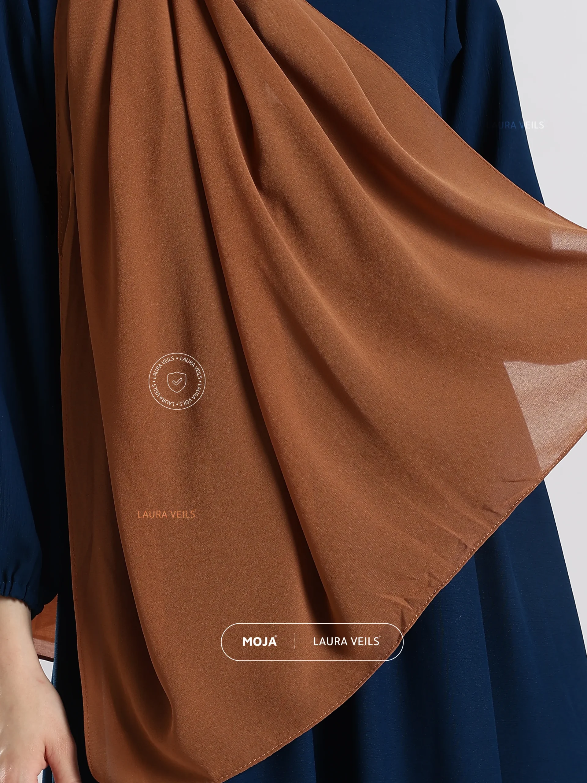 Cinnamon Moja Georgette Hijab