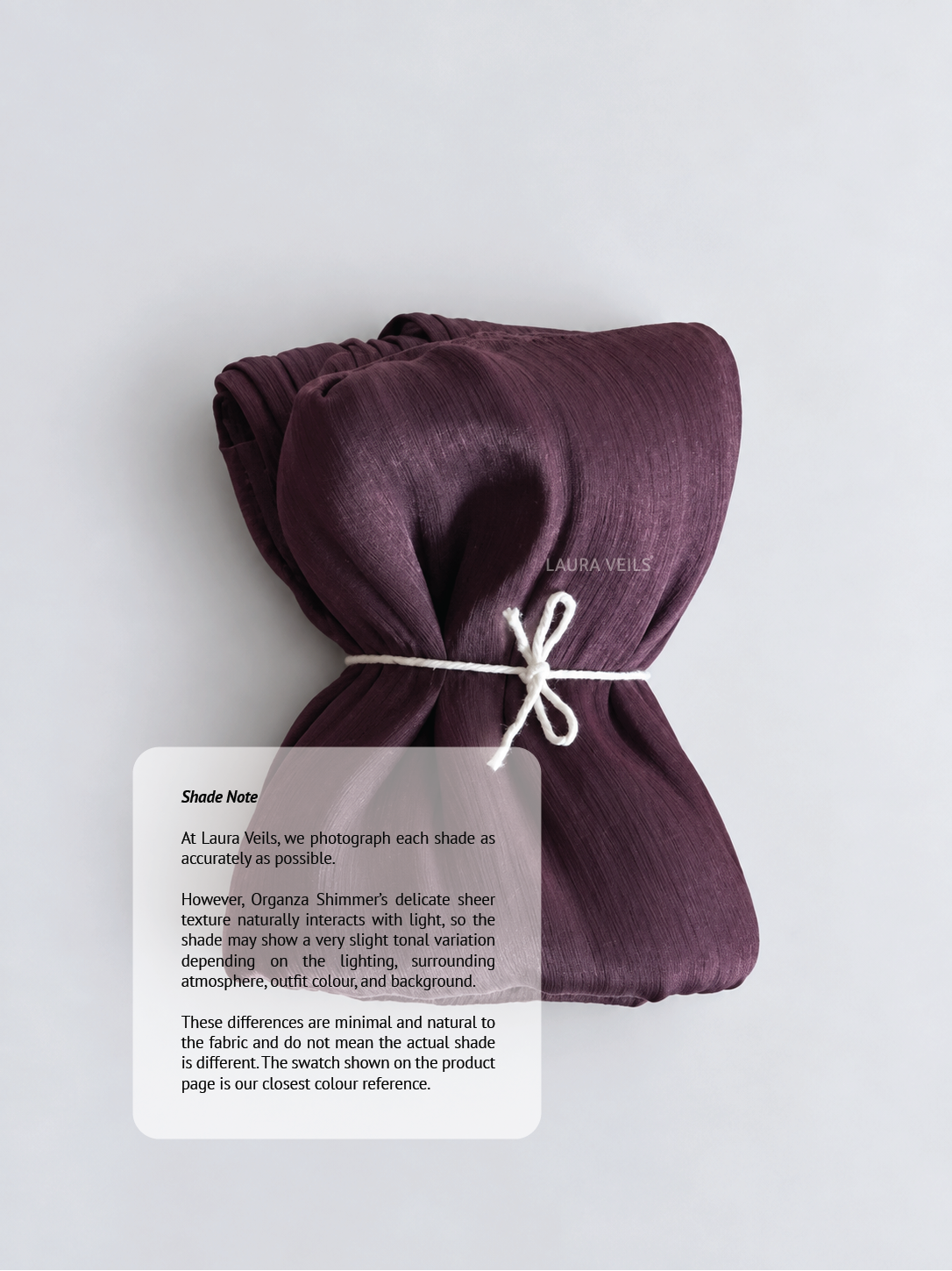 Lavender Moja Organza Shimmer Hijab – 2m Length