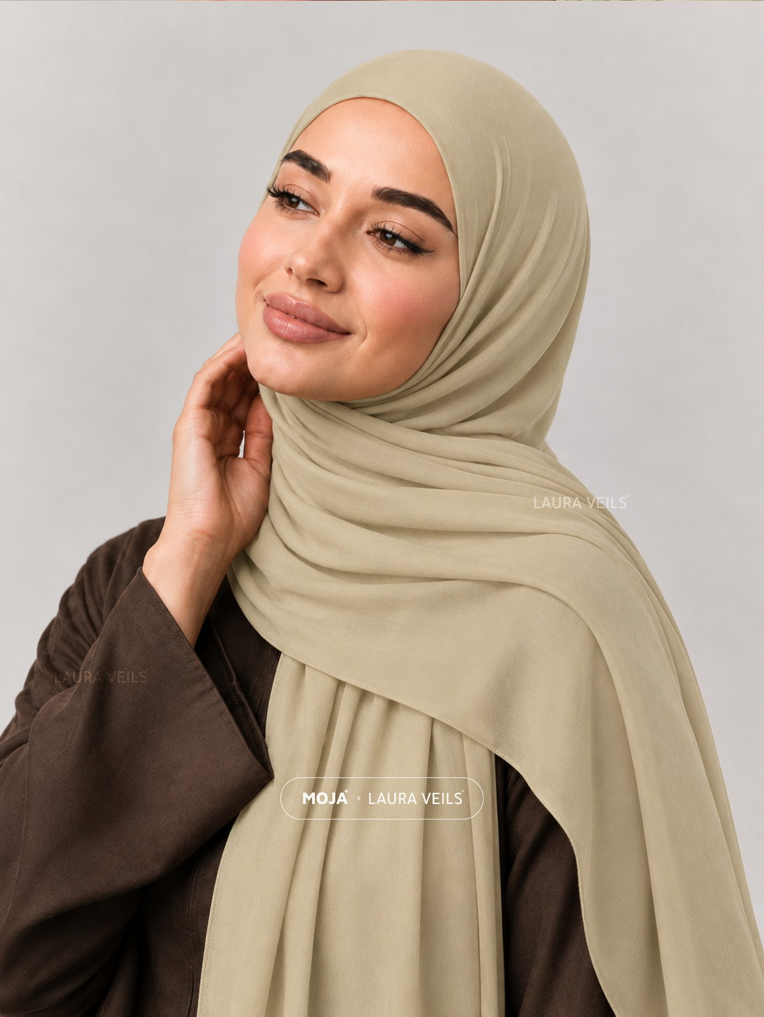 Off White Moja Modal Cotton Hijab