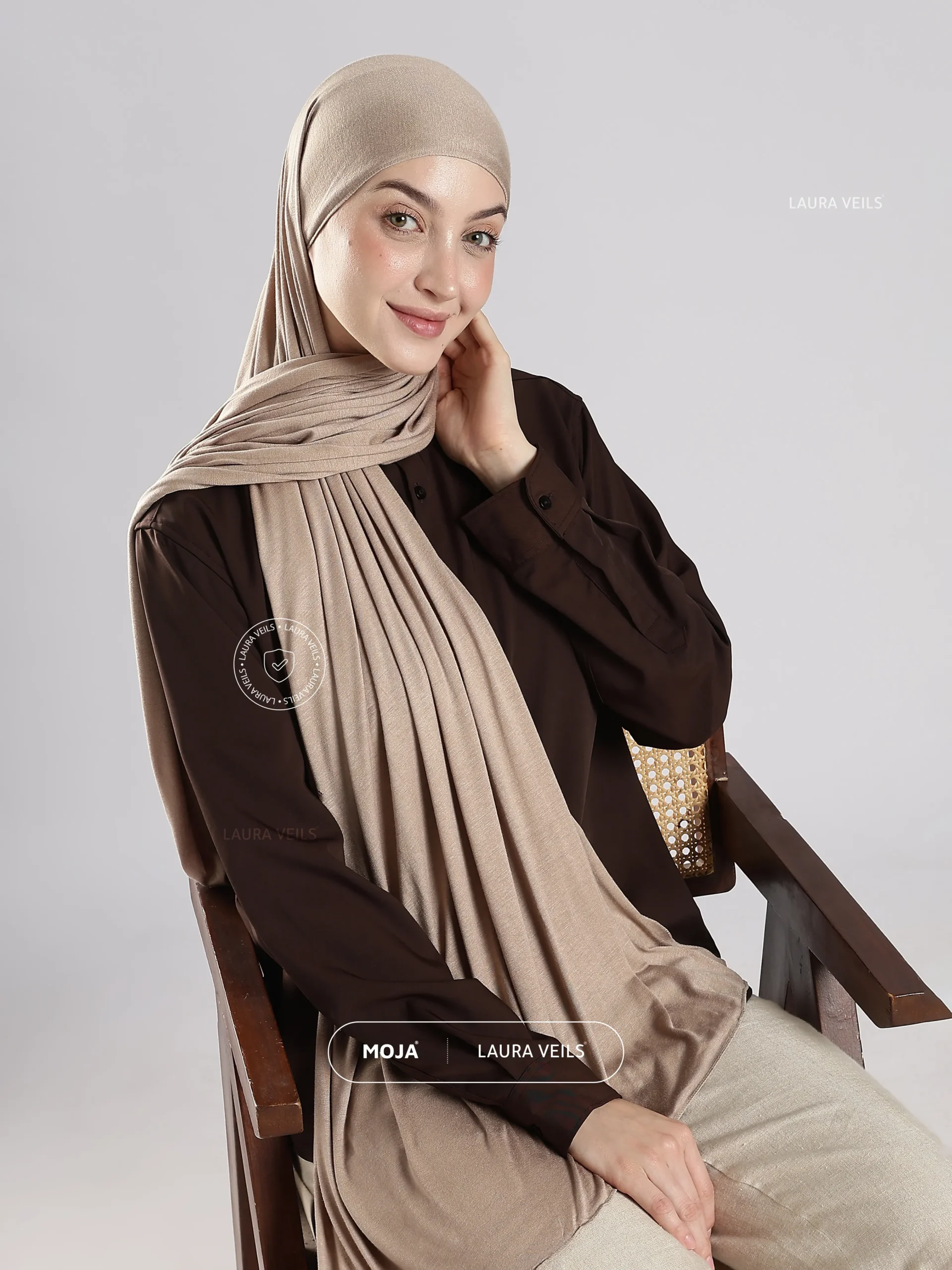 Beige Brown – Moja Jersey (Turkey Bamboo Jersey)