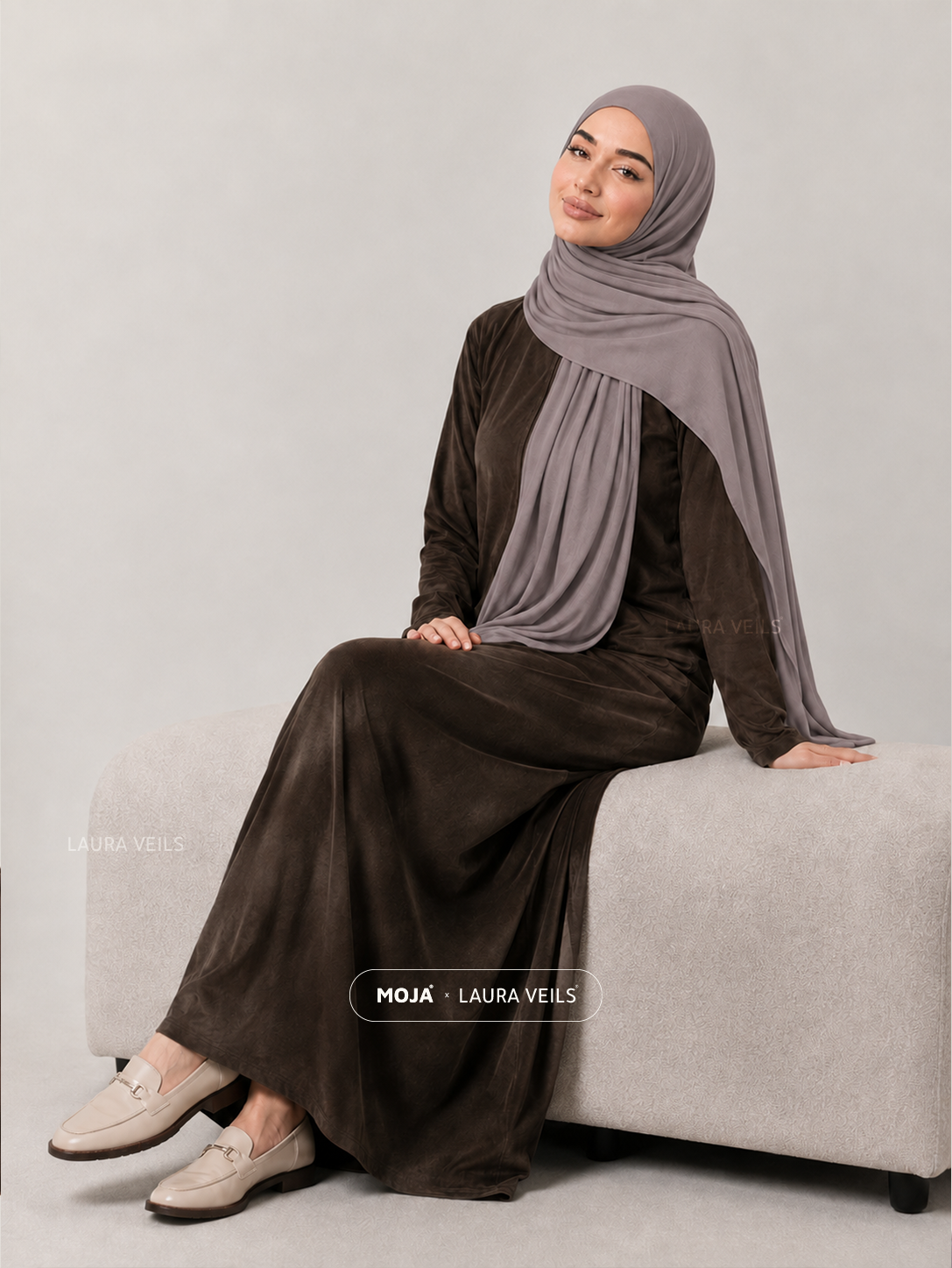 Silver Moja Modal Cotton Hijab