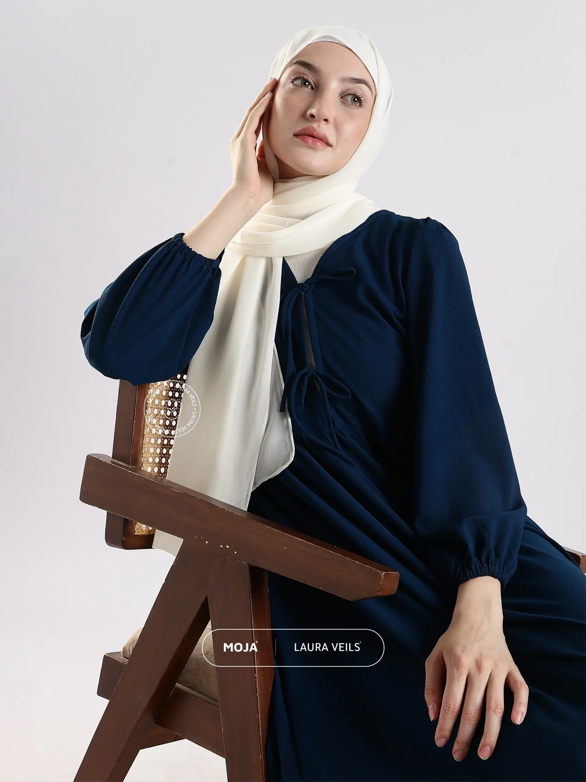 Vanilla Moja Georgette Hijab