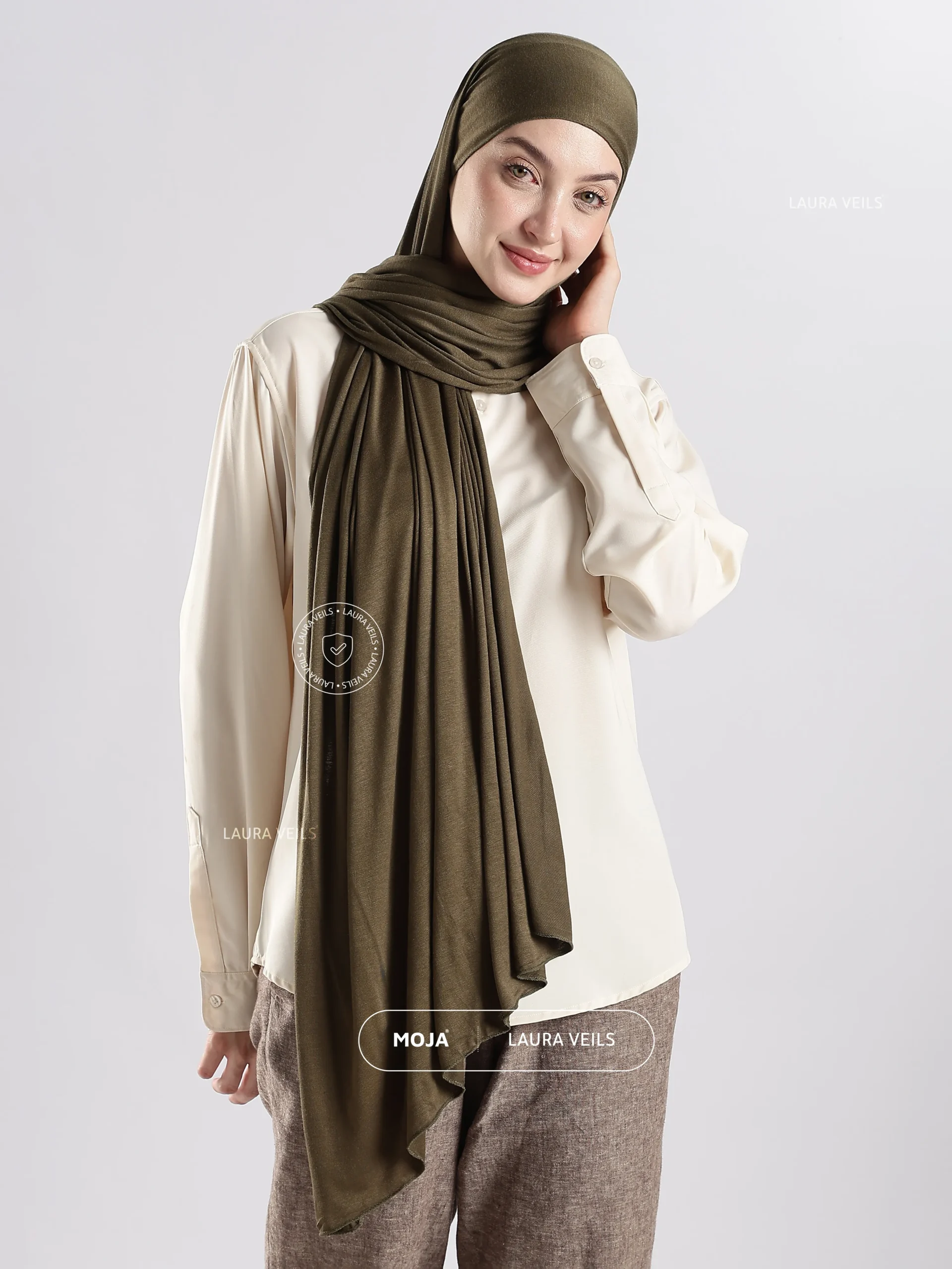 Olive Green – Moja Jersey (Turkey Bamboo Jersey)