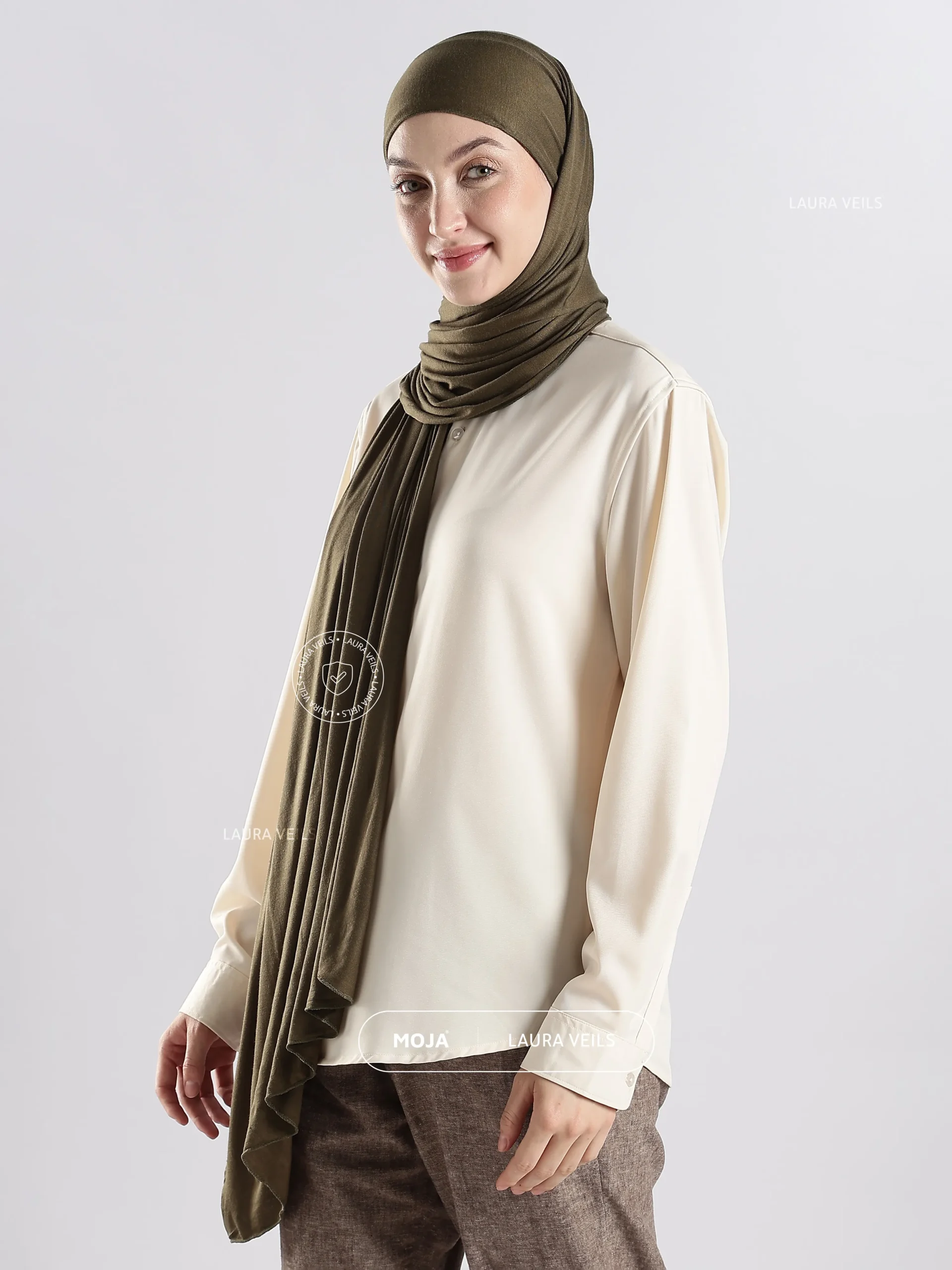 Olive Green – Moja Jersey (Turkey Bamboo Jersey)