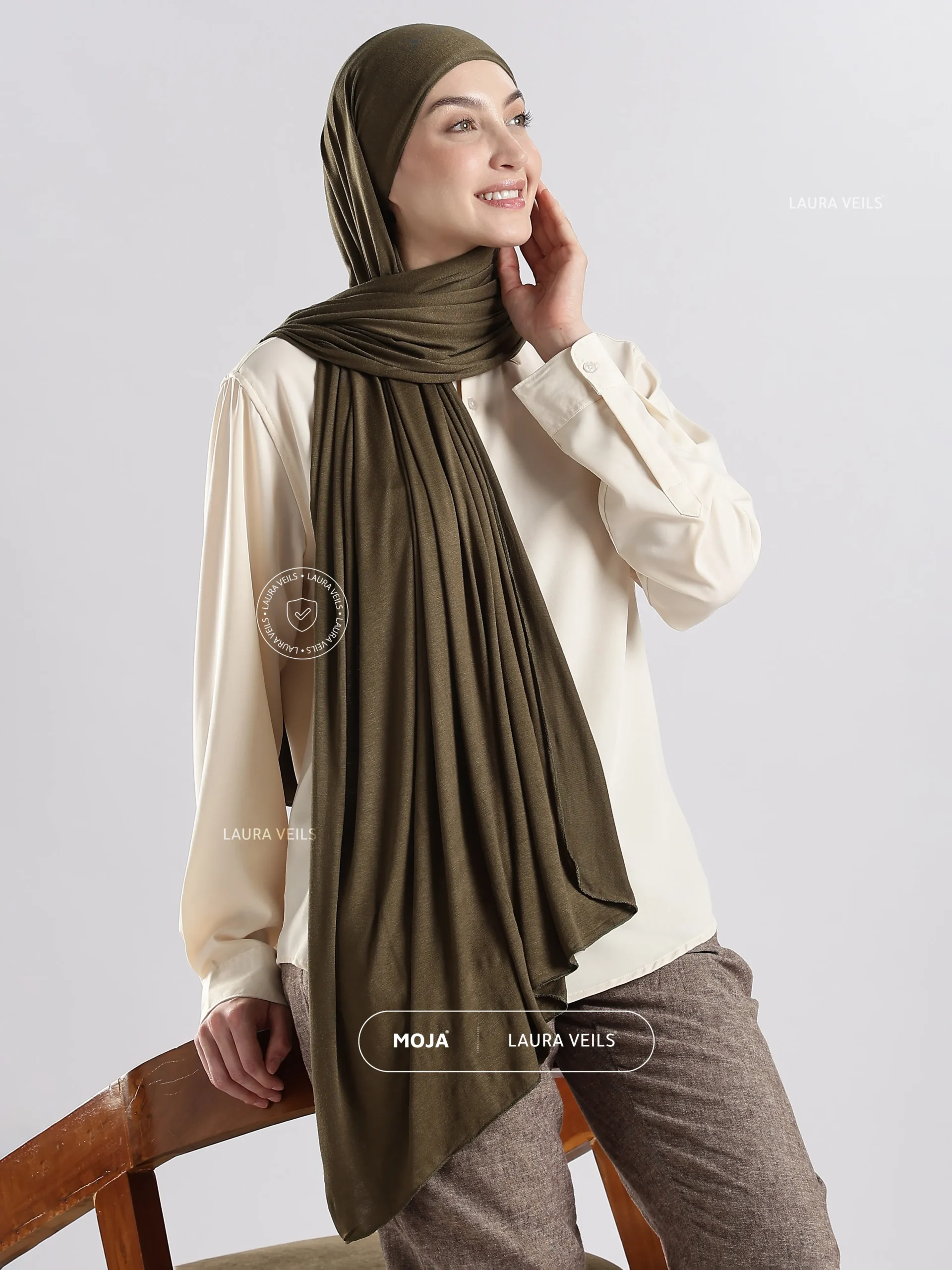 Olive Green – Moja Jersey (Turkey Bamboo Jersey)