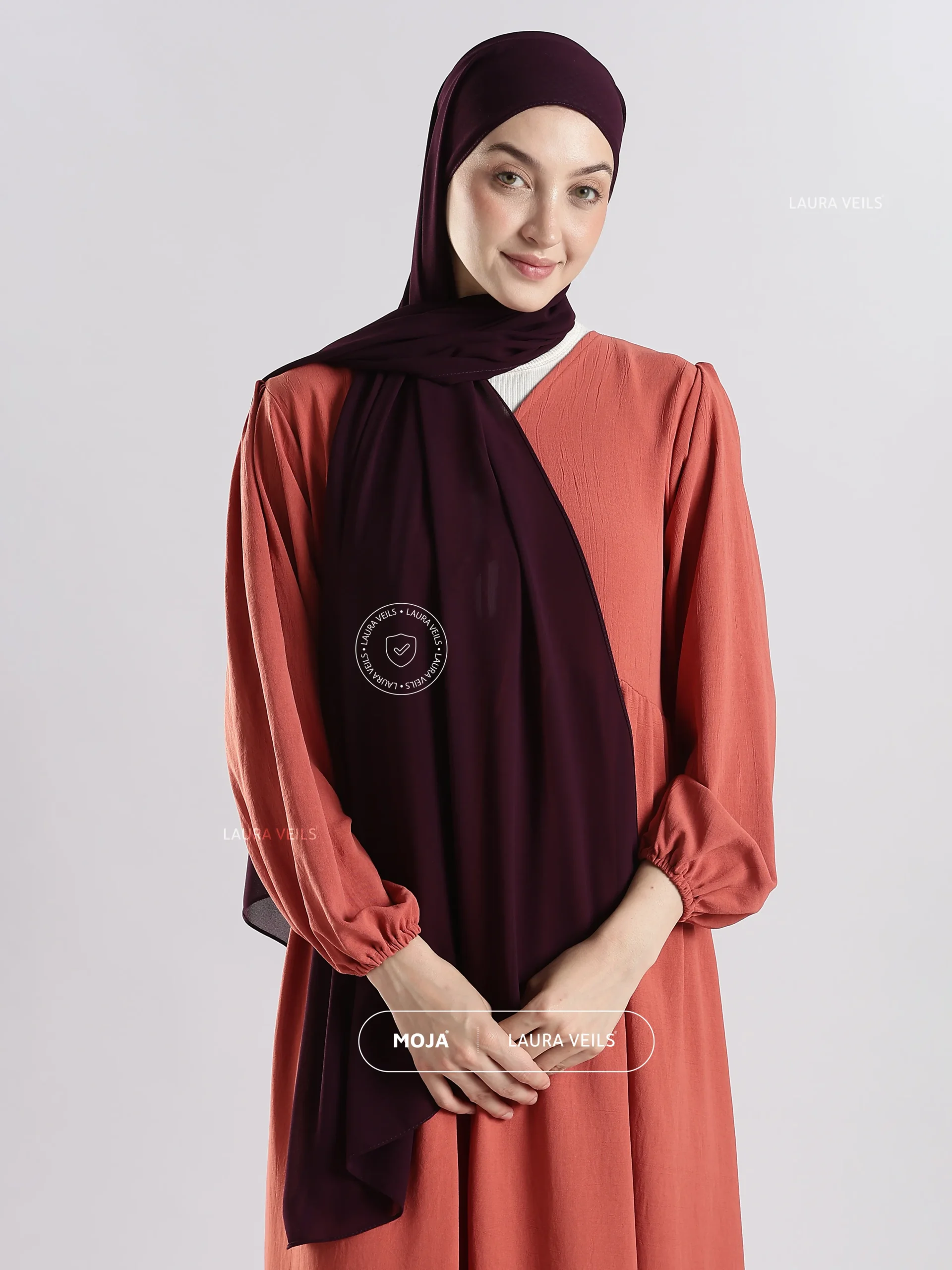 Grape Moja Georgette Hijab