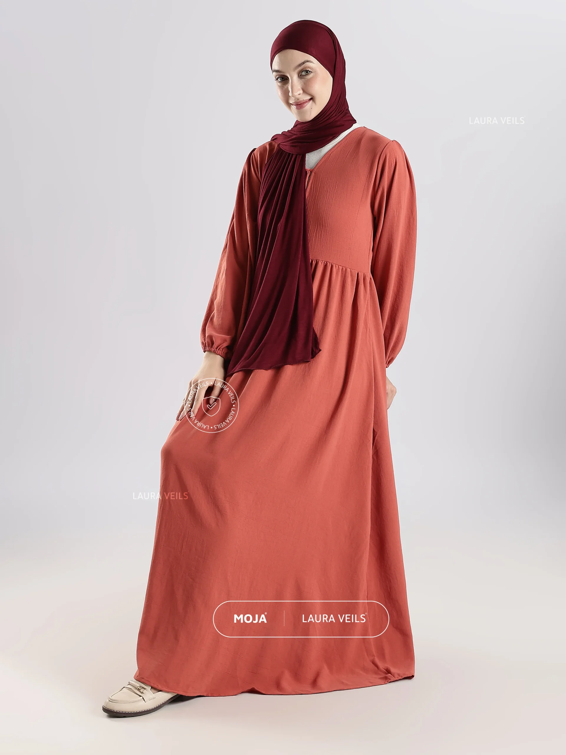 Dark Maroon – Moja Jersey (Turkey Bamboo Jersey)