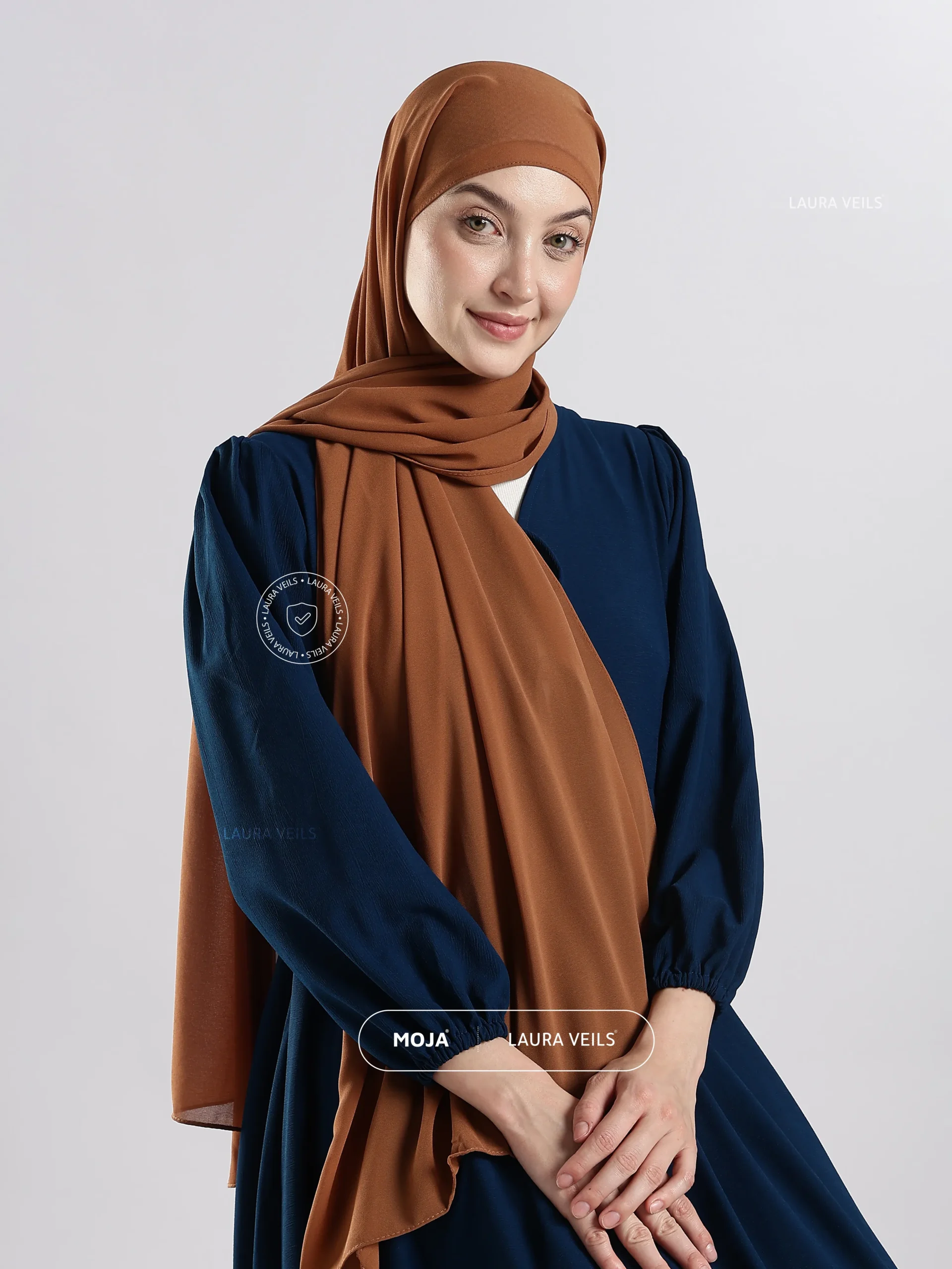 Cinnamon Moja Georgette Hijab
