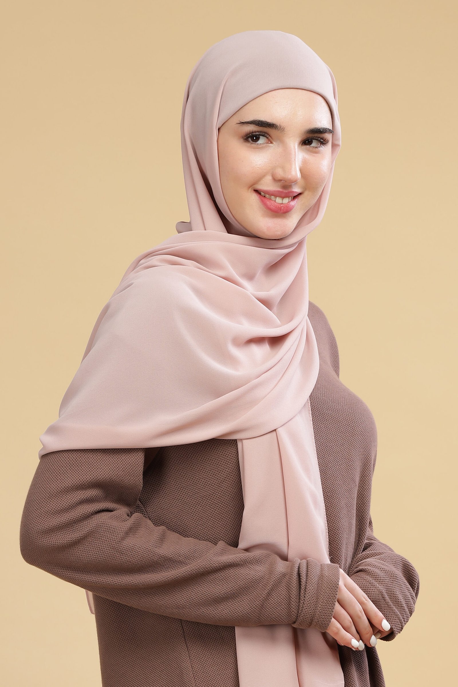 Pink Mist – Moja Georgette Hijab
