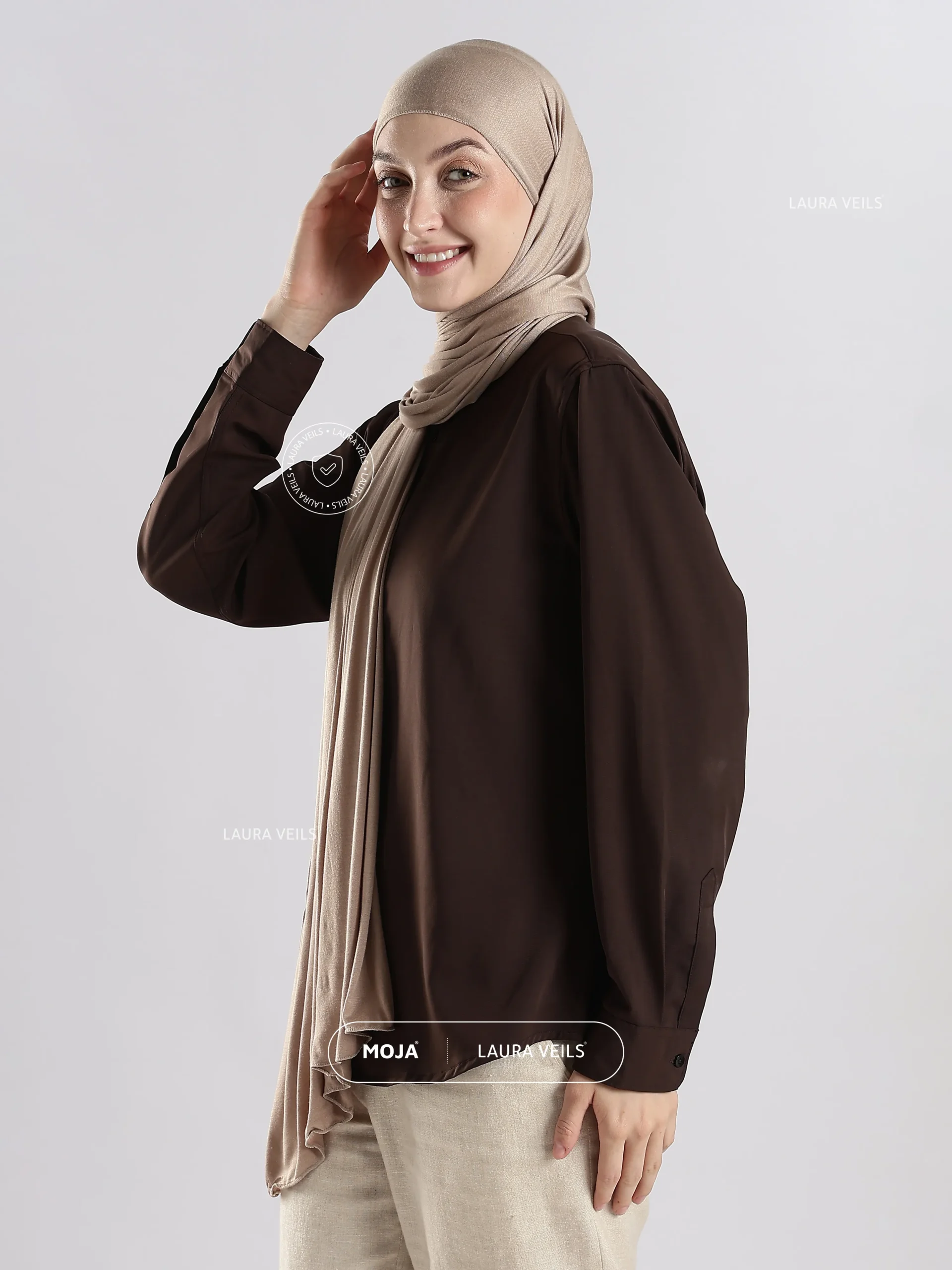Beige Brown – Moja Jersey (Turkey Bamboo Jersey)