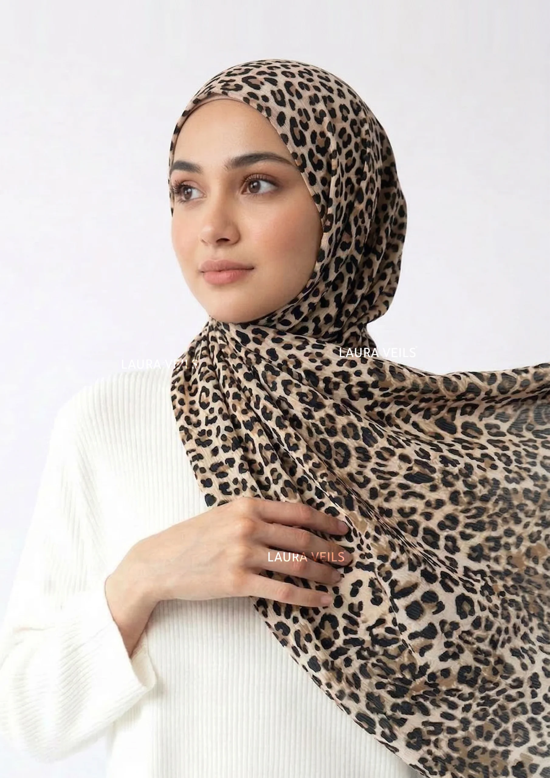 MOJA LEOPARD PRINTED CHIFFON