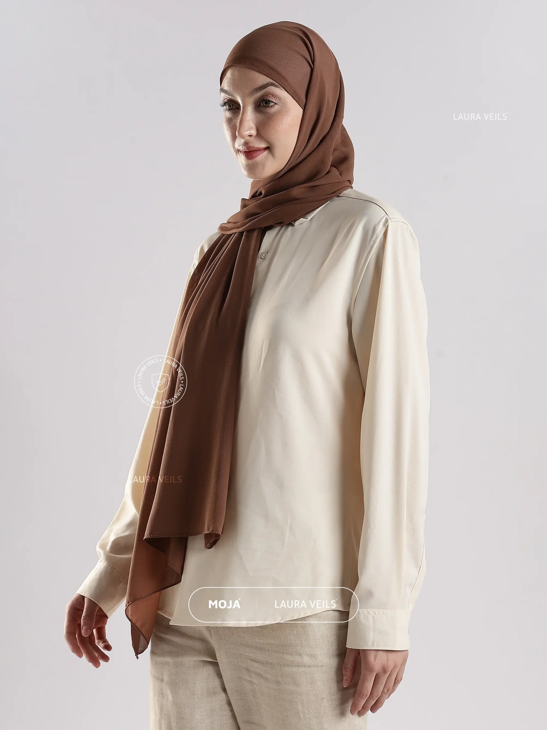 Oak Moja Georgette Hijab