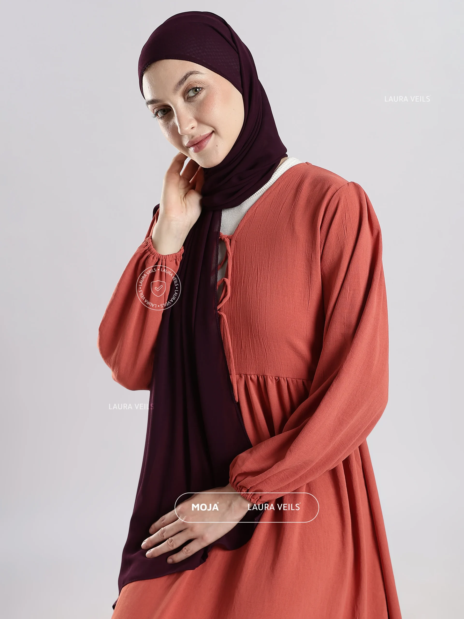 Grape Moja Georgette Hijab
