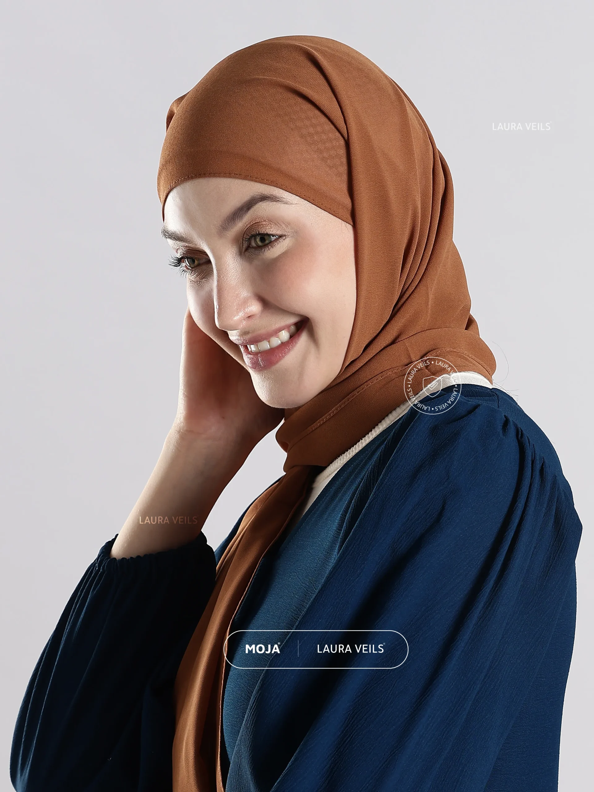 Cinnamon Moja Georgette Hijab