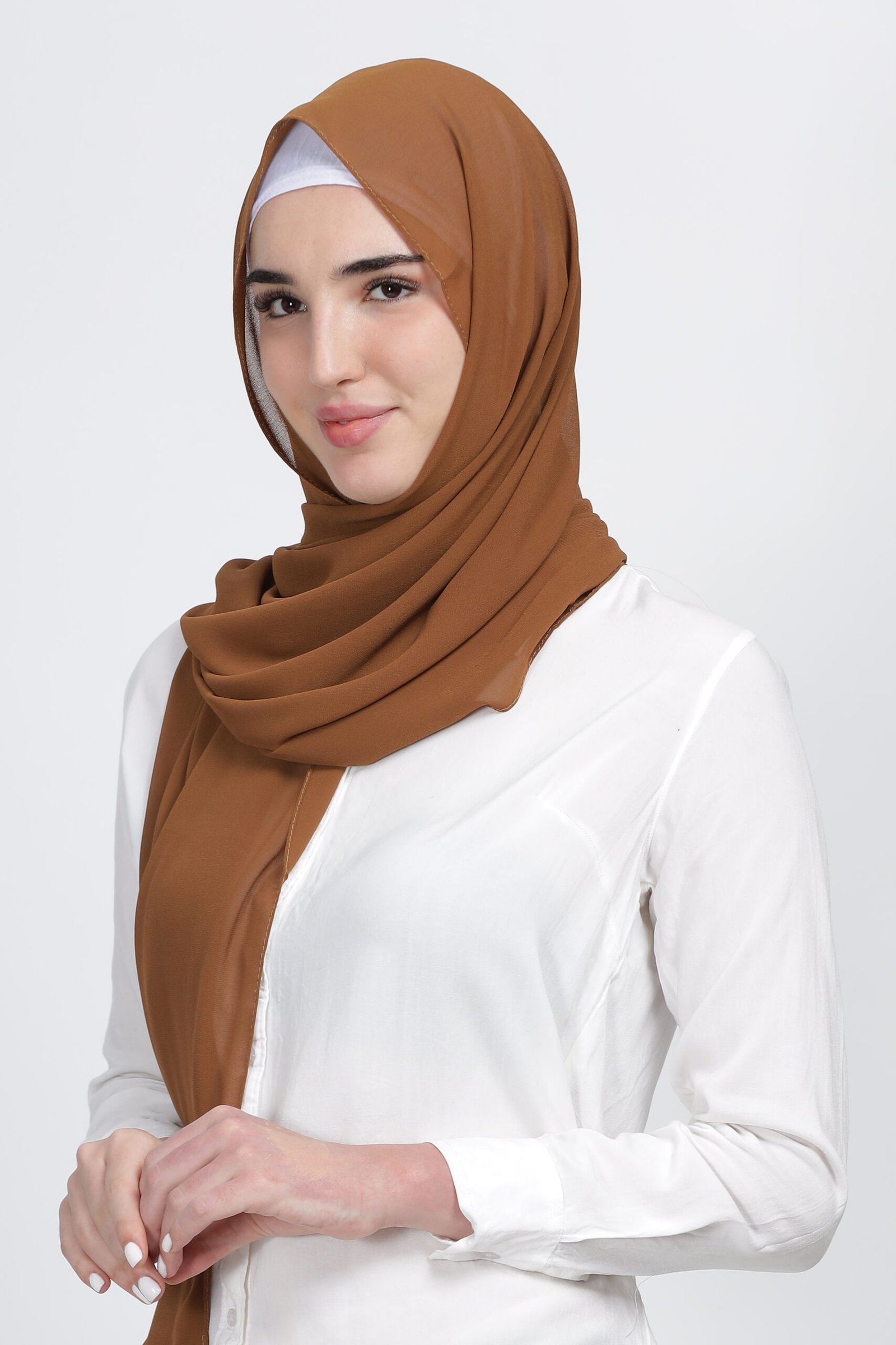 Almond – Moja Georgette Hijab